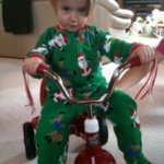 Harper on her new tricycle. #fb on Twitpic